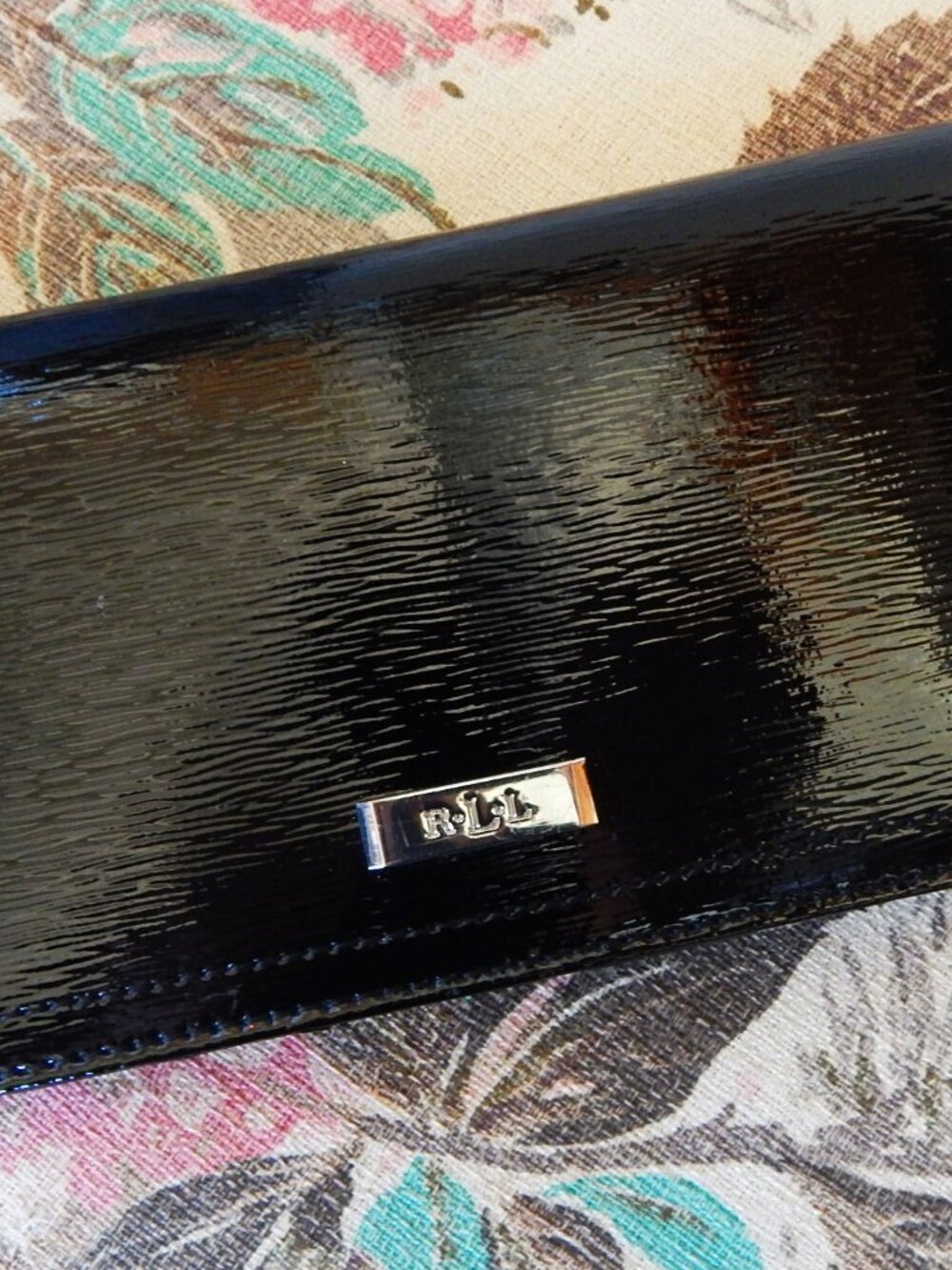 Lauren Ralph Lauren Black Wallet & Credit Card Holder